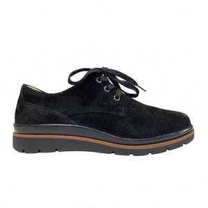NEW FIDELIO women harlow lace up shoes in black